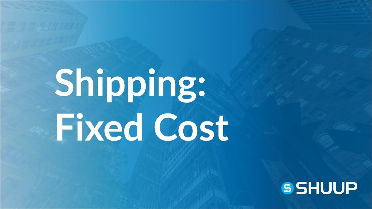 Ecommerce Fixed Shipping Rate - shuup tutorials - best practices for managing a marketplace