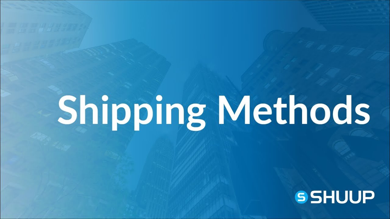 ecommerce shipping methods - shuup tutorials - best practices for managing a marketplace